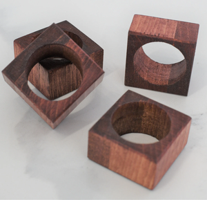 Indian Manufacturer Made New Shape <b>Wooden</b> <b>Napkin</b> <b>Rings</b> Perfect For Dining table Decorative item For Home Hotel Use - Product Image 6