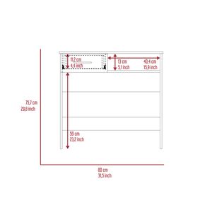 Set da Ufficio Domestico Vizcaya con Cassetto Singolo, Vassoio per Tastiera e Libreria, Scrivania per Computer Nera - Product Image 5