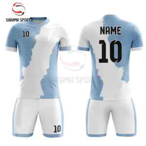 Maillots de foot personnalisés de qualité supérieure du Pakistan, prix bas, vente en gros d'usine, ensembles de maillots de foot. - Product Image 1