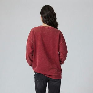 Chemise décontractée vintage pour femme en toile de coton à coupe classique, col rond, délavée à l'acide, respirante, écologique, idéale pour l'été - Product Image 2