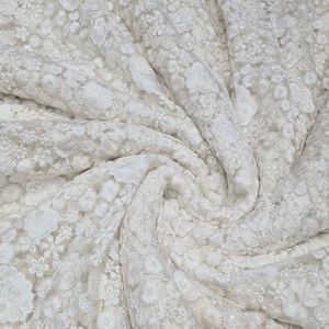 Premium Sequence Embroidery Fabric For Women Fashion Wear Designer <b>Garments</b> Party Wear Dresses Kaftan Abaya Bridal Wear - Product Image 5
