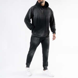 Custom Acid Wash Men's Jogger Sweatpants Breathable Quick Dry Polyester Regular Fit Gym Training Streetwear Athletic Trousers - Product Image 2