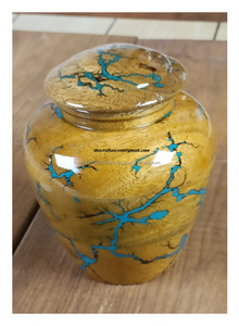 Wholesale Wooden Cremation <b>Keepsake</b> Urns for Human <b>Ashes</b> With Polished Finished Customized Memorial <b>Keepsake</b> Urns - Product Image 4