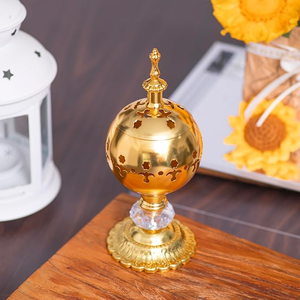 Quemador de Incienso Indio Clásico con Materiales 100% Naturales y Metal Ecológico para Aromaterapia en el Hogar y Uso Religioso - Product Image 4