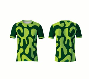 Nouveau design de t-shirt à sublimation, meilleur t-shirt à sublimation à faible MOQ, t-shirt 100% polyester pour homme, coupe ample, imprimé. - Product Image 3