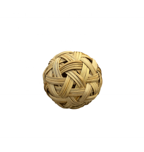 Jeu de boules en rotin Seapak takraw vintage du Vietnam, décoration de noël écologique, boule en osier en forme de taille personnalisable - Product Image 6