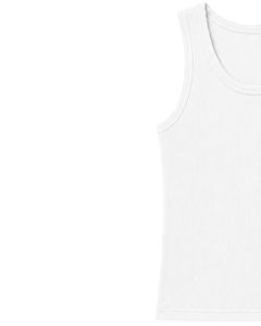 Customized <b>White</b> Ribbed Cotton <b>Men</b> Tank Top Sleeveless Casual Slim Fit Summer Gym <b>Vest</b> Stretch Undershirt Custom Wear Top - Product Image 3
