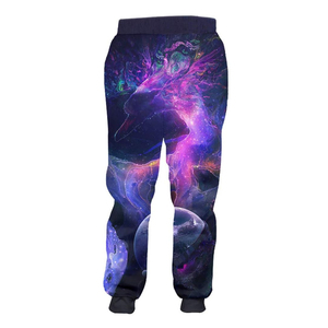 Pantalon de jogging en toile personnalisé avec design par sublimation, pour hommes, sport, course à pied, imperméable, respirant, séchage rapide, léger, taille élastique, plat - Product Image 3