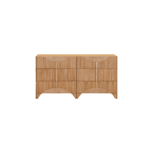 Colección HAVASU RANGE, Muebles de Madera para Dormitorio y Sala de Estar, Cómoda de Madera Duradera, Ecológica y Sostenible con 6 Cajones - Product Image 1
