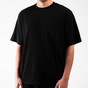 เสื้อยืดพรีเมียมหรูหรา ผ้าฝ้าย 100% หนานุ่ม ระบายอากาศได้ดี สีสันตามสั่ง แบรนด์เนม ผ้าหนา สไตล์สตรีทแวร์ ทรงโอเวอร์ไซส์ - Product Image 1