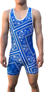 Quick Dry Lightweight Wrestling Wear <b>Mens</b> Wrestling <b>Singlet</b> Weightlifting <b>Singlet</b> Ringlet tank Top Leotard - Product Image 3