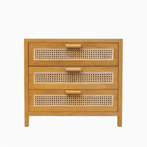 <b>Storage</b> Organizer Premium Teak Wood Scandinavian Style Dining Room Furniture Export Quality Lars Woven <b>Sideboard</b> Natural Finish - Product Image 1