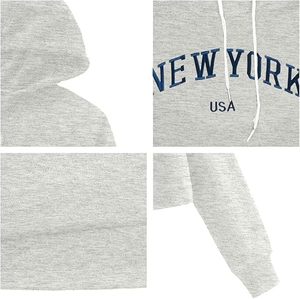 100% cotton Cropped Hoodie for Women's Lightweight Cotton Blend Fleece Workout Crop Top hoodies customize sizes cropped hoodies - Product Image 6