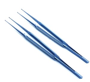 แหนบคีบจับละเอียดคุณภาพระดับมืออาชีพ ปลายแหลมพิเศษ สำหรับเครื่องมือตรวจตาแบบมืออาชีพ - Product Image 1