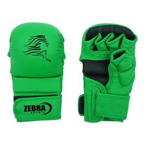 Guantes de MMA de Cuero con Logotipo Personalizado para Hombres y Mujeres, Artes Marciales, Sparring, Entrenamiento, Kick Boxing Híbrido, Grappling, Absorción de Humedad - Product Image 5