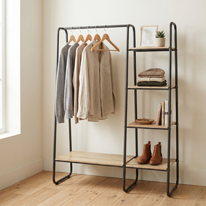 Furniture SALE EBay Wholesale Taiwan Household Storage Manufacturer MIT Housewares Garment <b>Rack</b> High Gloss Household Furniture - Product Image 2