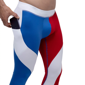 Customized Men Gym <b>Leggings</b> Running Tights Quick Dry Elastic Training Fitness <b>Leggings</b> Comfortable New Arrival Men Gym <b>Leggings</b> - Product Image 3