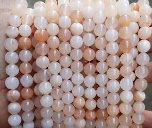 Perles de pierre précieuse d'aventurine rose naturelle lisses, brin de 15 pouces, certifiées IGI, fournisseur en gros pour la fabrication de bijoux ZUBEDA GEMS - Product Image 5