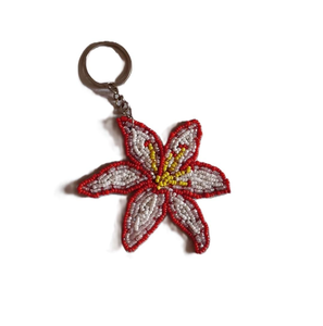 Porte-clés brodé de haute qualité, fantaisie, perlé, de créateur, à prix de gros pour l'exportation depuis l'Inde, pour sacs - Product Image 2