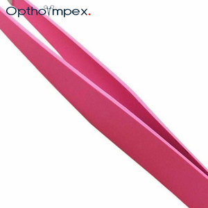 Pinzas de Precisión Reutilizables y Ligeras para Cejas, de Acero Inoxidable con Punta Inclinada, Herramienta Profesional para Depilación y Belleza - Product Image 5