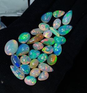 Opales brutes naturelles de qualité AAA MRGEMS, formes et couleurs variées, effet de jeu de couleurs et de feu, 6x8mm, pour la fabrication de bijoux - Product Image 5