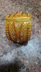 Brazalete de Alambre de Latón Hecho a Mano, Multicapa, Ajustable, Estilo Étnico Tribal, Joyería de Moda para Exportación - Product Image 3