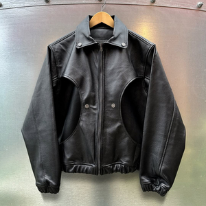 OEM Custom LOGO High Quality Men's Leather <b>Jacket</b> <b>Winter</b> Oversized Custom Embroidery Logo <b>Jacket</b> - Product Image 2