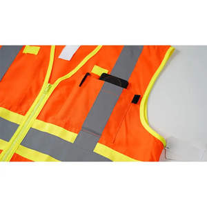 Chaleco de Alta Visibilidad con Correas de Seguridad, 100% Poliéster, Personalizable, Antibacteriano, Ropa de Trabajo Reflectante, Venta al Por Mayor - Product Image 4