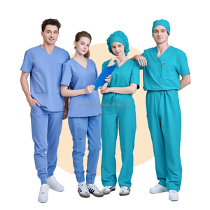 Ensembles de blouses médicales à prix avantageux, uniformes d'infirmière, tenues de soins extensibles personnalisables avec logo - Faible MOQ / Échantillon gratuit - Product Image 2