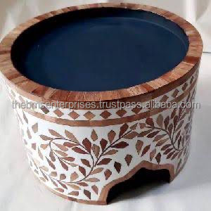 Soporte de Chocolate con incrustaciones de hueso gris de la mejor calidad, nueva herramienta de catering de tendencia, soporte de incrustaciones de hueso de colores para dátiles dulces - Product Image 3