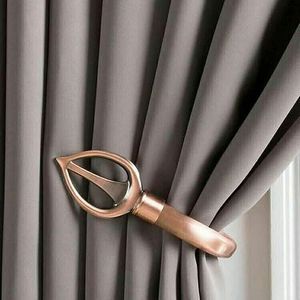 Brass Window Curtain Holdback Decorative Bow <b>Tieback</b> Wall Mounted Drapery Hardware for Home Restaurant Hotel Bedroom Décor - Product Image 2