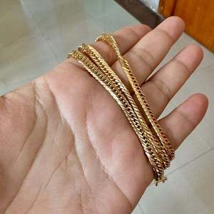Collier en or avec moissanite, chaîne de luxe, certifié IGI, plaqué argent/or, élégant, unisexe, bijoux de mode - Product Image 2