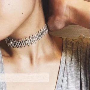 Collier de luxe unisexe en or massif 14 carats, diamant vintage taille brillant rond, pierre naturelle certifiée IGI, bijoux de fête - Product Image 4