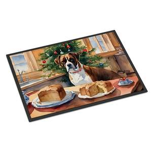 New Boxer Christmas Cookies Doormat Non-Slip Washable Low Pile 18H X 27W for <b>Indoor</b> Outdoor Use for Entryway Front <b>Door</b> <b>Mat</b> - Product Image 1
