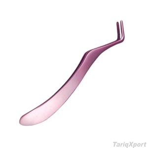 Pince à épiler pour pose de cils DIY en acier inoxydable de haute qualité, applicateur d'extensions de cils, pince à épiler pour maquillage des cils - Product Image 6