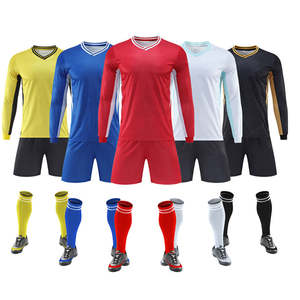 Ensemble de maillots de football à manches longues et séchage rapide de haute qualité pour hommes — Kits d'équipe personnalisés - Product Image 2