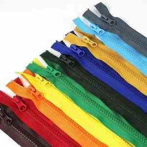Cremallera de Resina Reforzada Personalizada al por Mayor 5 #   Cremallera de Plástico de Alta Calidad de 20 cm con Extremo Abierto para Bolsas y Textiles para el Hogar - Product Image 1