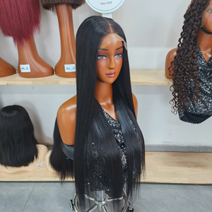 GUGU HAIR Bone Straight 12A Virgin Remy Vietnamese Human Hair for for <b>Wig</b> Natural Color Transparent Lace <b>Long</b> Length - Product Image 4