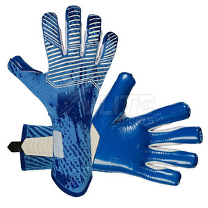 Beste Design-Torwarthandschuhe für Kinder und Jugendliche mit Gebogener Fingerform, Gepolstertem Rückhandbereich, Lederhandfläche, Rutschfest und Atmungsaktiv - Product Image 3