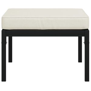 2 pz sgabelli da giardino in acciaio 23.6 "x 23.6" x 13.8 "con cuscini di sabbia per i tuoi mobili da giardino - Product Image 4