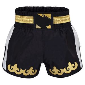 Shorts de Muay Thai pour hommes, meilleurs designs, tissu anti-plis de qualité supérieure, logo personnalisé, vêtements de sport, shorts de Muay Thai de haute qualité à prix avantageux. - Product Image 1