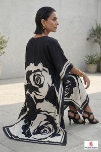 Premium Printed <b>Kaftan</b> Dress Women Loose Fit <b>Summer</b> Beach Wear Soft Fabric Stylish Design Wholesale Export Supply - Product Image 4