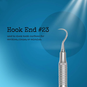 Outil professionnel pour enlever la plaque et le tartre, grattoir dentaire en acier inoxydable pour dentistes, hygiénistes et étudiants en dentisterie - Product Image 3