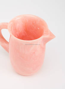 Export Quality Resin Jug with Unique Artistic Design Handmade Decorative Drink Pitcher for <b>Table</b> Display Available At Best Price - Product Image 2