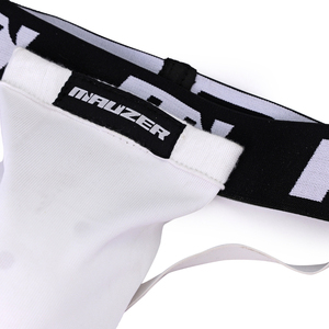Protège-glandes pour homme avec poche pour coquille de protection |   Protège-ventre en cuir PU pour la boxe, le MMA, le Muay Thai et le cricket |   Vente en gros OEM - Product Image 5