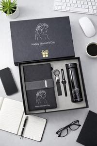 Coffret Cadeau d'Entreprise en Cuir PU de Qualité Supérieure avec Agenda, Porte-clés, Bouteille et Porte-monnaie pour Promotion Commerciale Disponible à la Vente - Product Image 4