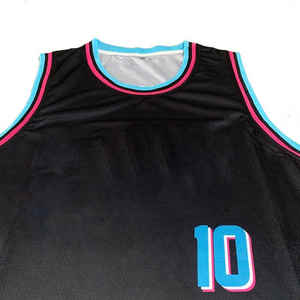 Maillots de basket-ball respirants à séchage rapide, les plus vendus, dernier design, en polyester, pour hommes, maillot de basket-ball vierge - Product Image 4