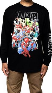 <b>Marvel</b> Avengers Guardians of The Galaxy Team Up All Time Men's Adult Graphic Tee T-Shirt - Product Image 3