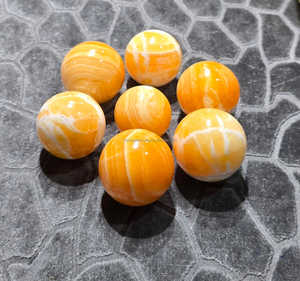 Vente en gros Agate naturelle Sphère de calcite jaune sculptée Boule de pierres précieuses pour la décoration de la maison Feng Shui - Product Image 1