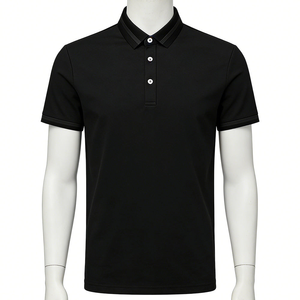 T-shirt pour homme à séchage rapide, manches courtes, polo, vêtements de travail, polo brodé - Product Image 5
